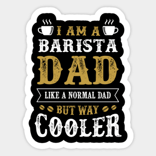 Barista Dad Sticker